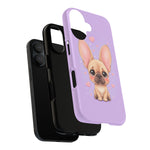 French Bulldog Bat Ears Kawaii Pet Dog Art Tough Phone Case