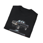 Black 1978 Chevy K10 Pickup T-Shirt | Classic Truck Illustration Tee