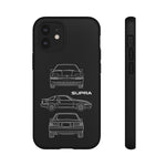 1986 Supra Triple View Line Art JDM Tough Phone Case Cover