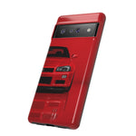 Red Skyline Phone Case, R34 GTR 90s JDM Legend Tough Cover for Men Gift