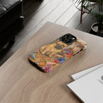 Guilty French Bulldog Phone Case, Confetti Watercolor Cover