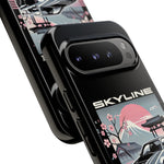 R34 Skyline GT-R Sakura Mountain JDM Tough Phone Case Gift