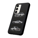 Silver Hakosuka Skyline Classic Sports Car Tough Phone Case for JDM Fans