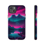 2 Rounds Canada Retina Artwork Vaporwave Phone Case – Landscape Aesthetic