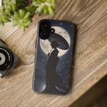 Geisha Parasol Moonlight Art Tough Phone Case