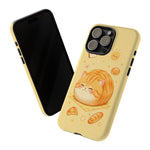 Orange Tabby Loaf Kawaii Chibi Pet Cat Art Tough Phone Case