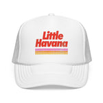 Little Havana Miami Trucker Hat Retro Vintage Cuban Style Snapback Mesh Cap Calle Ocho Florida