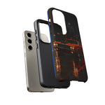 Challenger RT Phone Case, Rainy City Night Muscle Car Tough Cover