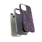Anime Girl Neon City Tough Phone Case Cover Gift