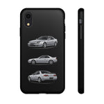 Silver Prelude Sports Coupe Tough Phone Case for JDM Fans