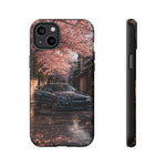 Cherry Blossom Street Scene R34 Skyline GTR Tough Case | Car Photo Cover