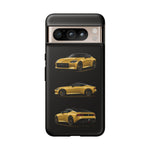 Gold Fairlady Z Classic Sports Car Tough Phone Case - 3 View