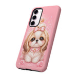 Shih Tzu Princess Kawaii Chibi Puppy Pet Dog Art Tough Phone Case