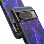 Neon Shrine Maiden phone case | Tough Case, anime vaporwave