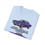 1970 Cuda purple car T-Shirt | Classic Muscle Car Tee
