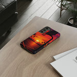Basketball Court Sunset Phone Case | Tough Phone Case