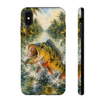 Peacock Bass Fishing Phone Case Angler Tough Cover Gift Art