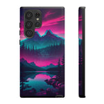 2 Rounds Canada Retina Artwork Vaporwave Phone Case – Landscape Aesthetic