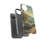 Vintage Olds 442 Convertible Coastal Drive phone case