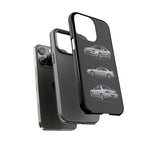 Silver Prelude Sports Coupe Tough Phone Case for JDM Fans