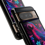 Neon Parrot Cocktails phone case | Tough Cases