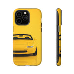 Yellow Miata Phone Case, NA Roadster 90s JDM Legend Cover