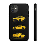 Yellow Camaro SS Muscle Car Phone Case Tough Multi View Print