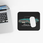 Turquoise Classic Impala Car Mouse Pad | Retro Chevy Illustration