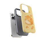 Orange Tabby Loaf Kawaii Chibi Pet Cat Art Tough Phone Case