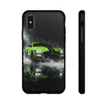 Lime Green 2022 GT500 Phone Case, Smoke Studio Reflection Cover