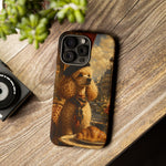 Poodle in Beret Phone Case | Vintage Paris Café Illustration