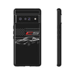 Black C5 Phone Case American Sports Car Tough Cover Gift