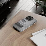 Silver Corvette Art Phone Case, C2 Sting Ray Classic Sports Cover