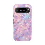 Rhinestone Sparkle Phone Case, Pastel Gradient Cover