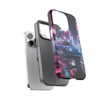 Skyline GT-R Tokyo Rain JDM Night Art Tough Phone Case