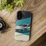 Retro Teal Sports Car C8 phone case | Tough Cases