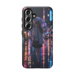 Lofi Anime Rain Street Art Tough Phone Case