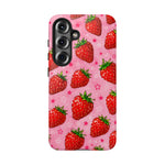 Retro Strawberry Y2K Art Tough Phone Case