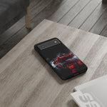 Z06 C8 Phone Case, Red Smoke Studio Reflection Cover