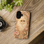 Persian Cat Floral Art Nouveau Tough Phone Case