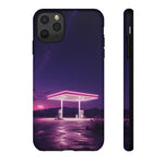 Neon Fuel Station Desert Night Tough Phone Case Cover Gift