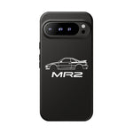 MR2 White Side Silhouette JDM Tough Phone Case Cover Gift