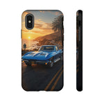 Corvette C2 Sting Ray 1965 Nassau Blue Art Phone Case