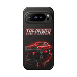 Tri-Power Classic Muscle Car GTO phone case | Retro Automotive Graphic