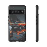 1966 GTO Orange Rainy City Tough Phone Case Cover Gift Art