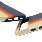 Retro Rainbow Stripe Phone Case | Tough Phone Case
