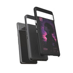 Melancholy Data Poster Phone Case, Glitch Anime Sky Tough Cover