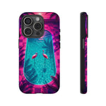 Neon Flamingo Pool Vaporwave Art Tough Phone Case