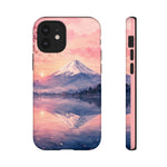 Mount Fuji Dawn Reflection Art Tough Phone Case