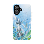 Copy of Silver Butterflies Tough Case | Blue Sky Water Droplets Phone Cover